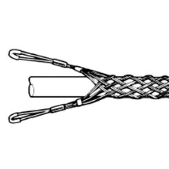 Leviton L9519 Double "U" Eye Standard Duty, Cable DIA. Range 1.25-1.49", Closed Mesh Single Weave