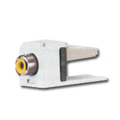Panduit® CJRY Mini-Com RCA 110 Style Punchdown Module - Yellow Insert