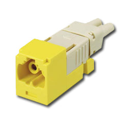 Panduit® FJJGM5CZYL Mini-Com FJ Z-Keyed Duplex Jack Yellow Module 62.5/125um
