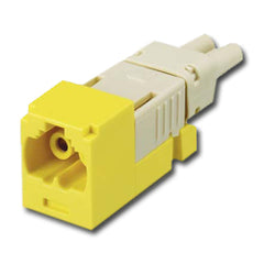 Panduit® FJJSMM5CZYL Mini-Com FJ Opti-Crimp Z-Keyed Duplex Jack Yellow Module 62.5/125um