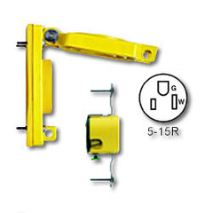 Leviton 60W47 15 Amp Narrow Body Single Receptacle (Grounding)