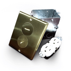 Leviton 25249-FBA Floor Box Receptacle