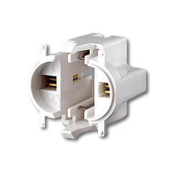 Leviton 26719-300 10mm Compact Vertical Top Snap-In Fluorescent Lampholder