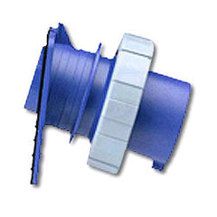 Leviton 5100B9W 100 Amp 3 Phase Watertight Pin and Sleeve Inlet - Industrial Grade 120/208 VAC