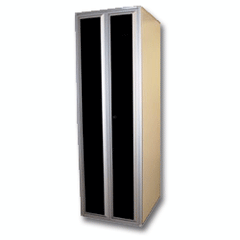 Chatsworth Products 30382 SlimFrame High-Flow Perforated Metal Double Doors