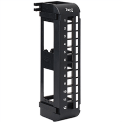 ICC IC107BP12V Vertical 12-Port, High Density Blank Patch Panel with 89U Bracket