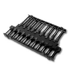 Chatsworth Products 30529 Universal Horizontal Cable Manager Double-Sided 11.73"D x 1 RMU