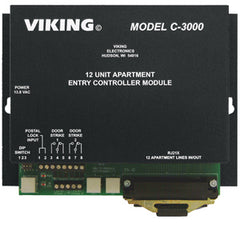Viking C-3000 Apartment / Office Entry System Controller for Up To 2 Entrance Locations