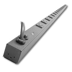Chatsworth Products 13247 Single Input 19" Vertical Power Strip for Rack Systems - 125/250V-30A
