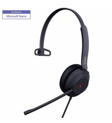 Yealink UH37 Mono Teams Certified Wired Headset with Noise-Cancelling Microphone