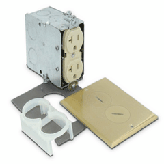 Leviton 25349-FBA Floor Box Receptacle Assembly