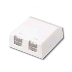 Panduit® CBXS2-A Mini-Com Shuttered Surface Mount Boxes