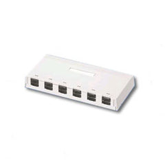 Panduit® CBXS6-A Mini-Com Shuttered Surface Mount Boxes