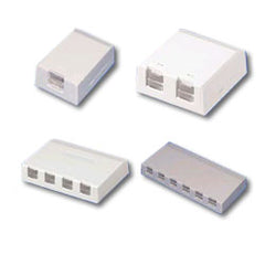 Panduit® CBXSD6-A Mini-Com Shuttered Surface Mount Boxes