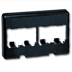 Panduit® CFFPHM4 Mini-Com Snap-On Modular Furniture Faceplates