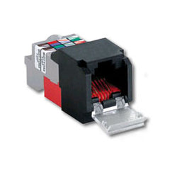 Panduit® CJD5E88T Mini-Com TX5e UTP Shuttered Jack Module