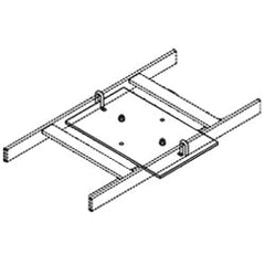 Chatsworth Products 12409 6" Channel Rack-To-Runway Mounting Plate