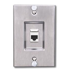 Siemon MX-WP-K5-SS MAX Series Stainless Steel Wall Phone Faceplate with Keystone Module