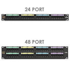Leviton 49014-J24 24/48-Port Voice Grade Patch Panel