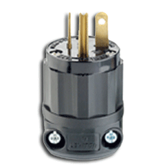 Leviton 5366-B 20 AMP NEMA Straight Blade Plug