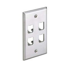 Panduit® CFP6SY Mini-Com Stainless Steel Faceplates