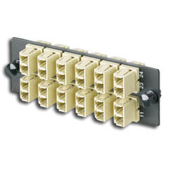 Panduit® FAP12WEIDLC Fiber Adapter Panel