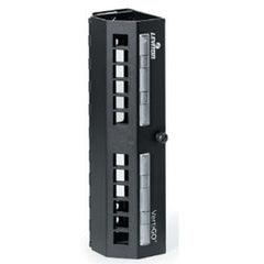 Leviton 49280-QP0 VertiGO QuickPort 12-Port Zero-U Patch Panel