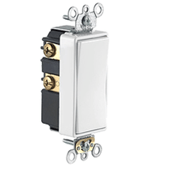 Leviton 56081-2W Decora Plus Quiet Rocker Switch