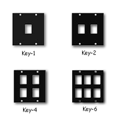 Middle Atlantic KEY-1 Keystone Punchouts