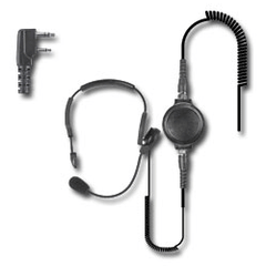 Pryme SPM-1401T Tactical Boom Microphone Headset for Kenwood and Relm Radios