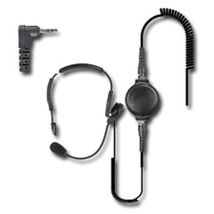 Pryme SPM-1463T Tactical Boom Microphone Headset for Motorola and Cobra Radios