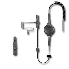 Pryme SPM-1307T Tactical Medium Duty Lapel Microphne for M/A COM Radios