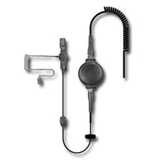 Pryme SPM-1317T Tactical Medium Duty Lapel Microphne for M/A COM Radios