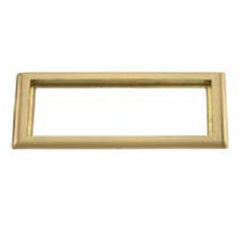 Hubbell SB3085 Brass Tapered Flange 3-Gang Box