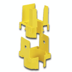 Panduit® FIDT2X2YL 1-Port Spillout to 1.5" Inside Diameter Corrugated Tubing