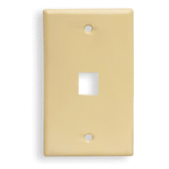 ICC IC107F01 1-Port 1-Gang Faceplate