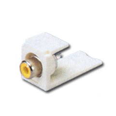Panduit® CMRCAYBLY Mini-Com RCA Solder Type Module - Yellow Insert (RoHS Compliant)