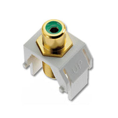 Legrand - On-Q WP3463-WH Green RCA to F Connector