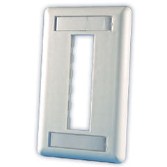 Legrand - Ortronics OR-40300547 TracJack™ 3-Port Single Gang Plastic Faceplate