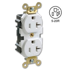 Leviton M5362 20 Amp, 125 Volt Industrial Outlet