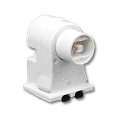 Leviton 13550NW High Output Standard Fluorescent Lampholder - Plunger Contact