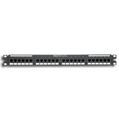 Panduit® DP245E88TGY DP5e Flat Punchdown Patch Panel