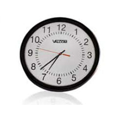 Valcom V-A2412B 12 Inch Round Wired Analog Clock