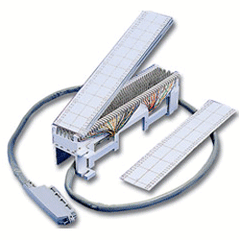 Siemon M1-50-3T25 Block with 3 Foot, 25 Pair, Female or Male Amphenol