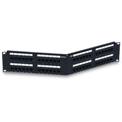 Commscope 760051185 GigaSpeed X10D GS5 Category 6A Angled Modular Patch Panel 48 Port