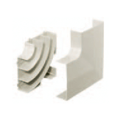 Hubbell PS3FEBC PS3 Super BaseTrak 3 Channel Raceway Flat Elbow Base and Cover