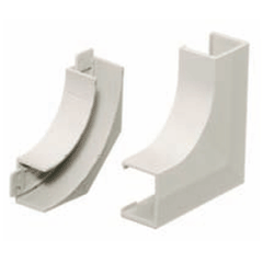 Hubbell PP1FE PP1 PremiseTrak Latching Raceway Single Service Flat Elbow