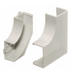 Hubbell PL1FE Latching Raceway Flat Elbow