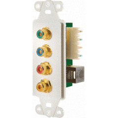 Legrand - On-Q WP1010-WH Pre-Configured Component Video with Digital Audio Strap