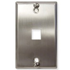 ICC IC107FFWSS Stainless Steel Wall Plate, 1-Port